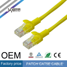 SIPU high quality Round/Flat Cat6 RJ45 Patch Cord Ethernet Cat5e Network Cable
